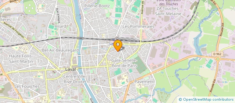 localisation de l'entreprise MADAME ISABELLE DROUAULT à LAVAL