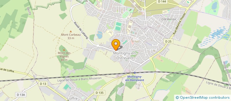 localisation de l'entreprise MADAME ISABELLE DROUPSY  MONTIGNY-EN-OSTREVENT