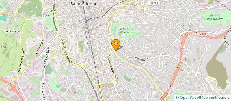 localisation de l'entreprise MADAME ISABELLE DUBLANCHY à SAINT-ETIENNE