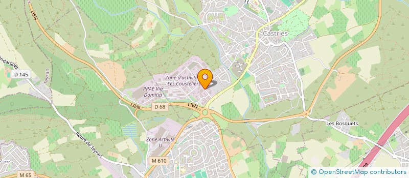 localisation de l'entreprise MADAME ISABELLE DUBLOC  CASTRIES