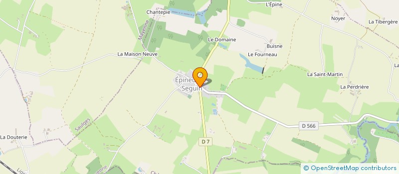 localisation de l'entreprise MADAME ISABELLE DUBOIS à SAULGES
