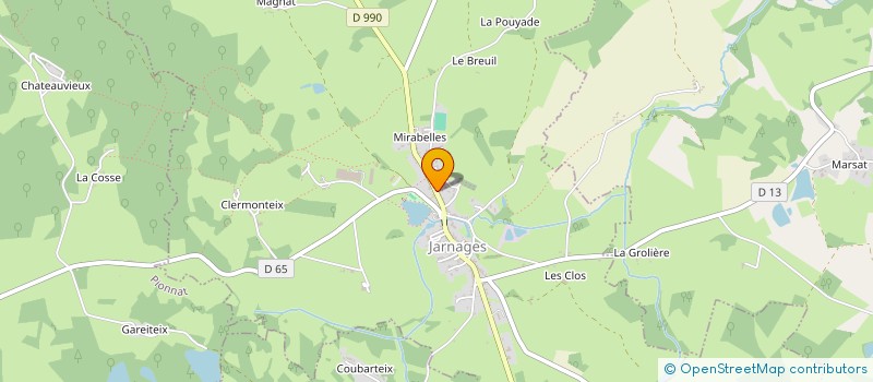 localisation de l'entreprise MADAME ISABELLE DUBOIS à JARNAGES