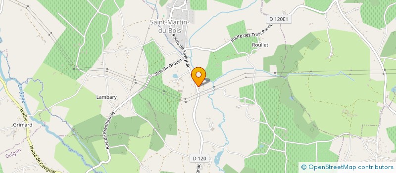 localisation de l'entreprise MADAME ISABELLE DUBOIS  SAINT-MARTIN-DU-BOIS