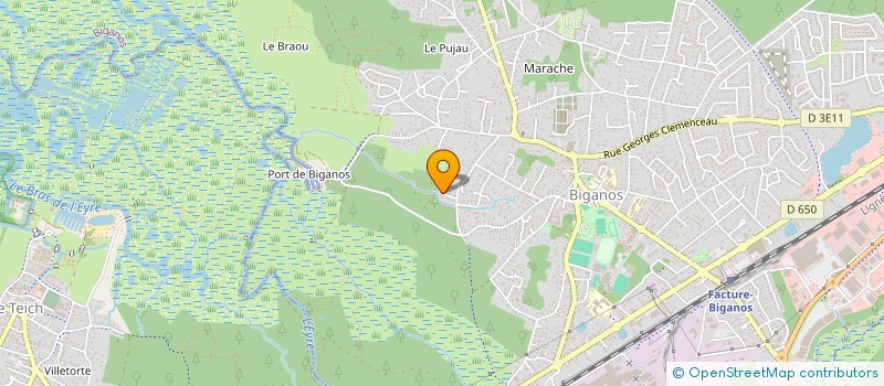 localisation de l'entreprise MADAME ISABELLE DUBOURG  BIGANOS