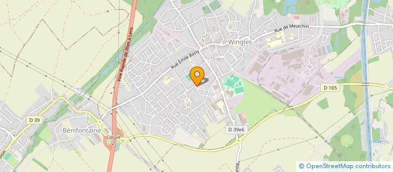 localisation de l'entreprise MADAME ISABELLE DUC  HULLUCH