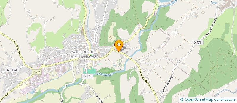 localisation de l'entreprise MADAME ISABELLE DUCAMIN  SAINT-DONAT-SUR-L'HERBASSE