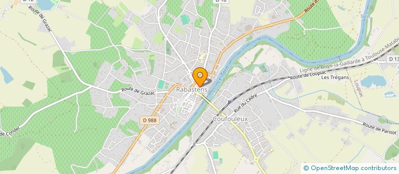 localisation de l'entreprise MADAME ISABELLE DUCASSE à RABASTENS