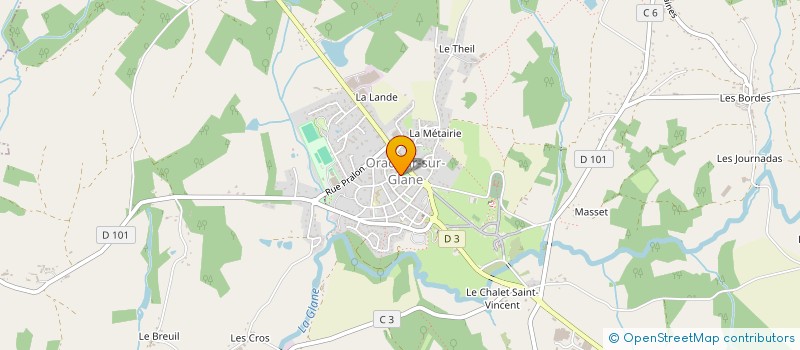 localisation de l'entreprise MADAME ISABELLE DUCHOQUET à ORADOUR-SUR-GLANE