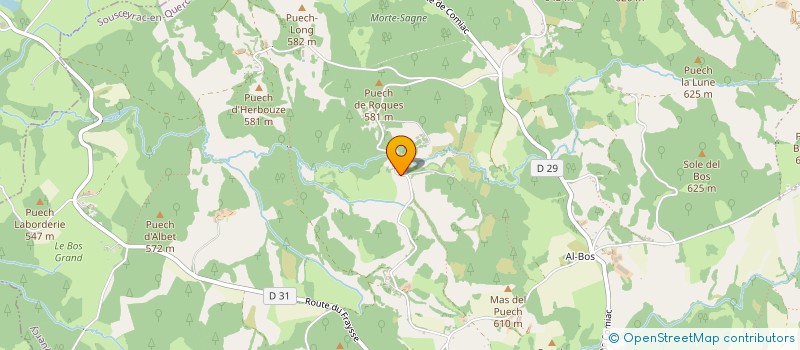 localisation de l'entreprise MADAME ISABELLE DUCOU  SOUSCEYRAC-EN-QUERCY