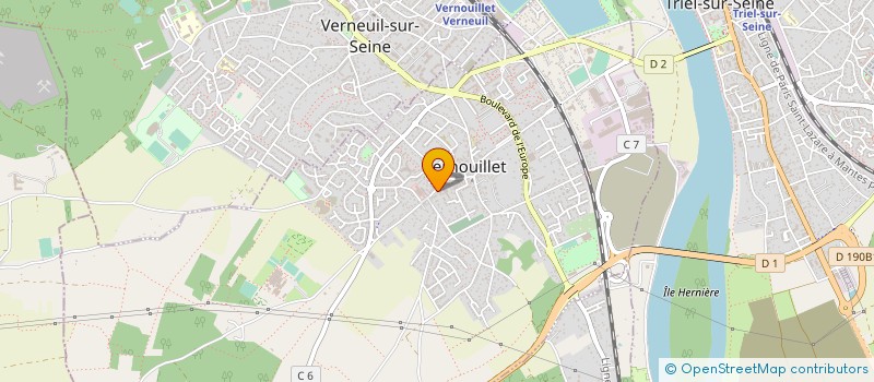 localisation de l'entreprise MADAME ISABELLE DUCREUX à VERNOUILLET