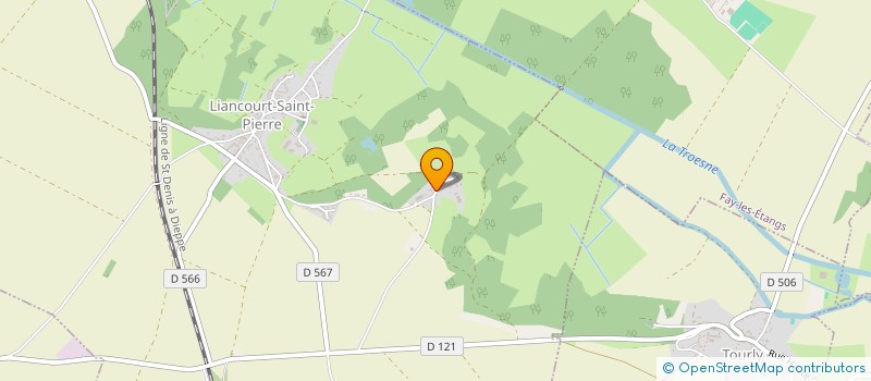 localisation de l'entreprise MADAME ISABELLE DUDIOT  LIANCOURT-SAINT-PIERRE