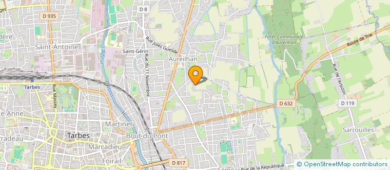 localisation de l'entreprise MADAME ISABELLE DUFFARD  AUREILHAN