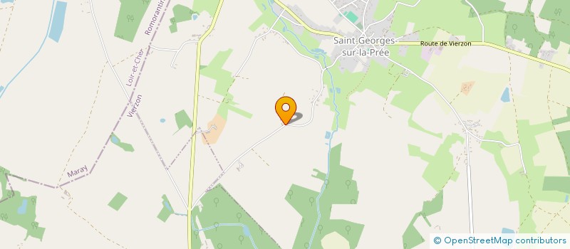 localisation de l'entreprise MADAME ISABELLE DUFFER  VIERZON