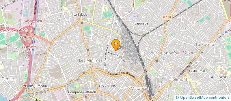 localisation de l'entreprise MADAME ISABELLE DUFOUR  TOULOUSE
