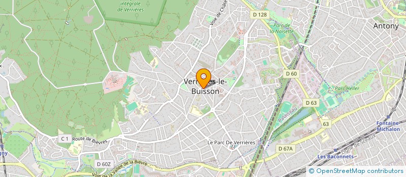 localisation de l'entreprise MADAME ISABELLE DUFOUR à VERRIERES-LE-BUISSON