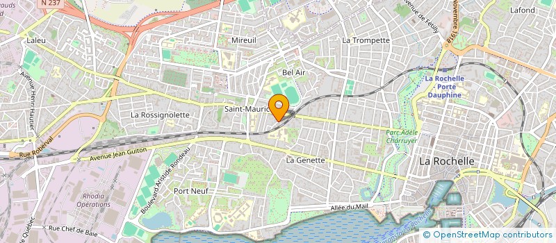 localisation de l'entreprise MADAME ISABELLE DUFOUR  LA ROCHELLE