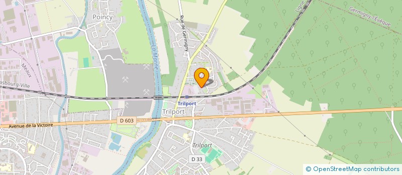 localisation de l'entreprise MADAME ISABELLE DUFRENNE  TRILPORT