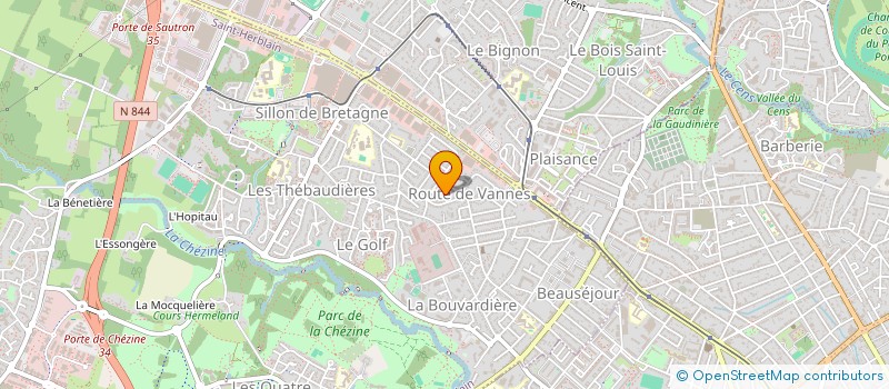 localisation de l'entreprise MADAME ISABELLE DUGLEUX  SAINT-HERBLAIN