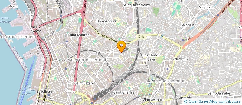 localisation de l'entreprise MADAME ISABELLE DUGUAY à MARSEILLE