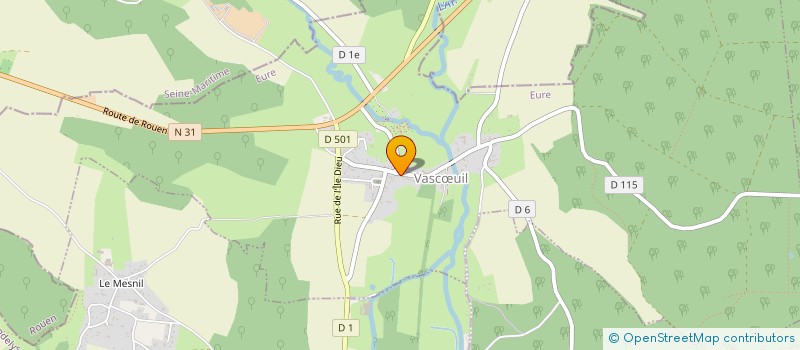 localisation de l'entreprise MADAME ISABELLE DUHAMEL  VASCUIL