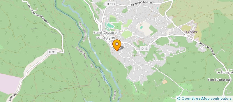 localisation de l'entreprise MADAME ISABELLE DUMAS à SAINT-CEZAIRE-SUR-SIAGNE