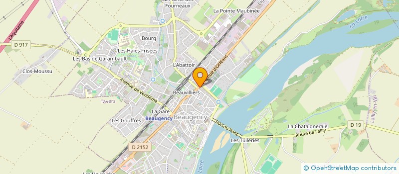 localisation de l'entreprise MADAME ISABELLE DUMENY à BEAUGENCY