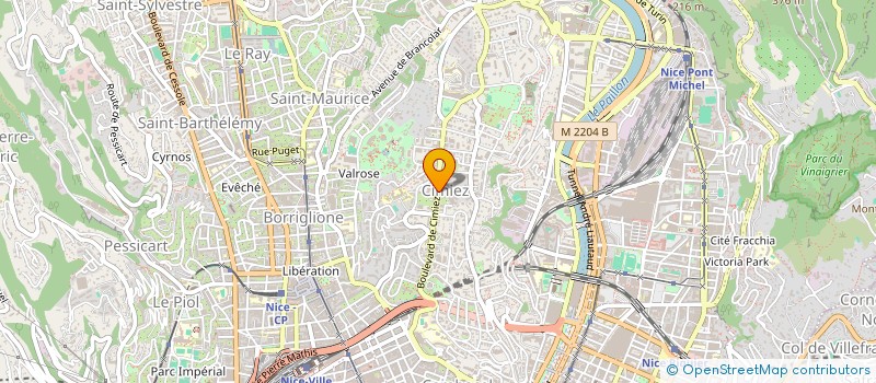 localisation de l'entreprise MADAME ISABELLE DUNEAU  NICE