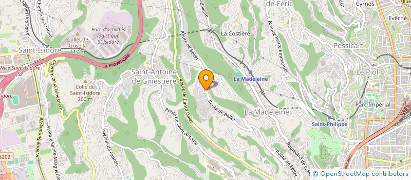 localisation de l'entreprise MADAME ISABELLE DUPAS à NICE