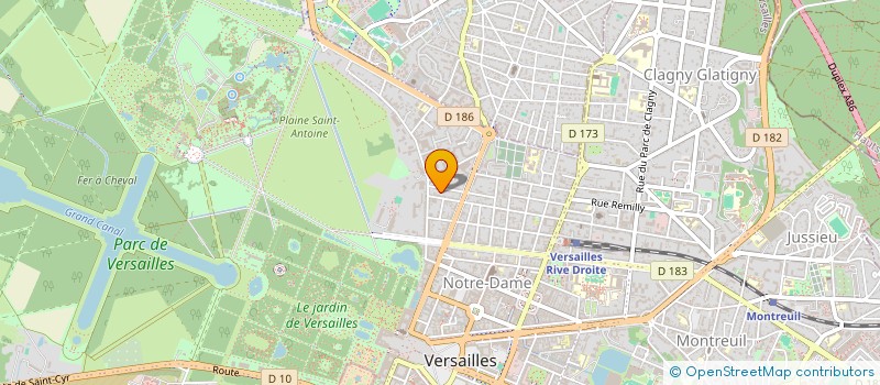 localisation de l'entreprise MADAME ISABELLE DUPIN à VERSAILLES