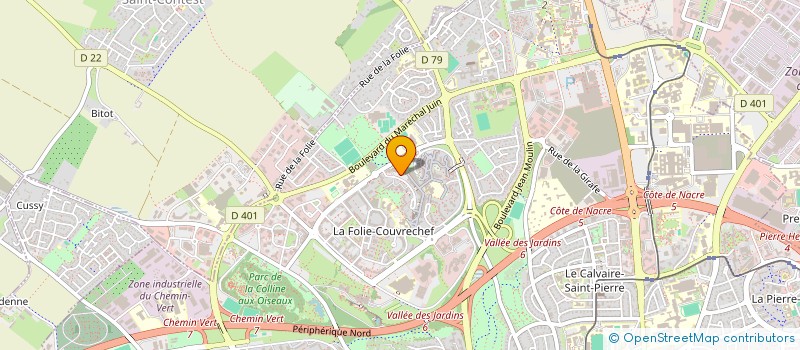 localisation de l'entreprise MADAME ISABELLE DUPONT à CAEN