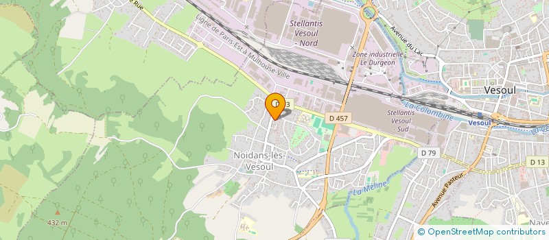 localisation de l'entreprise MADAME ISABELLE DUPONT  NOIDANS-LES-VESOUL