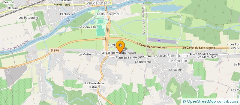 localisation de l'entreprise MADAME ISABELLE DUPONT  VOUVRAY