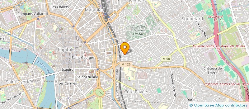 localisation de l'entreprise MADAME ISABELLE DUPRAT  TOULOUSE