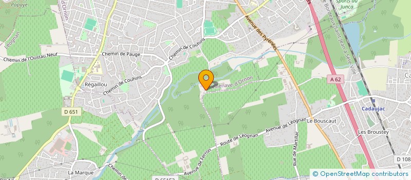 localisation de l'entreprise MADAME ISABELLE DUPRAZ  VILLENAVE-D'ORNON