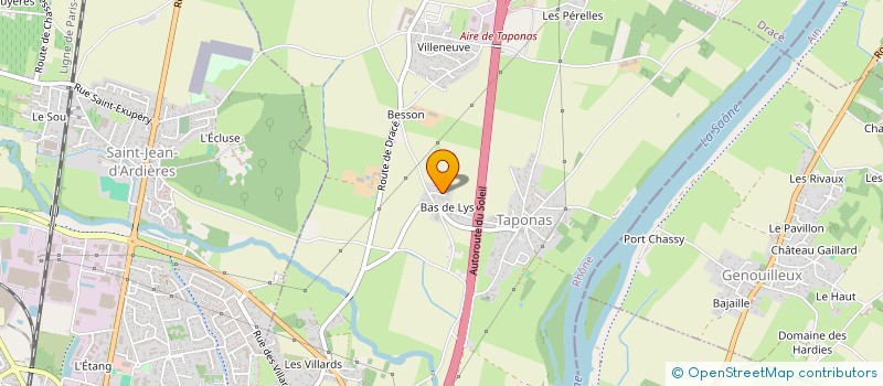 localisation de l'entreprise MADAME ISABELLE DUPRAZ  TAPONAS