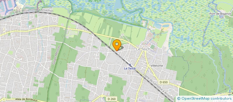 localisation de l'entreprise MADAME ISABELLE DUPRAZ  LE TEICH