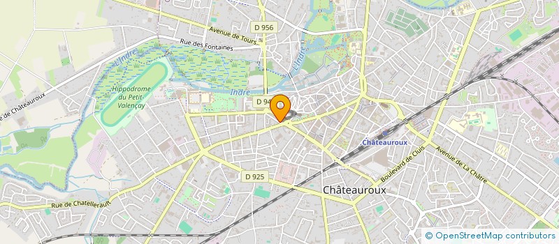 localisation de l'entreprise MADAME ISABELLE DUPRE à CHATEAUROUX