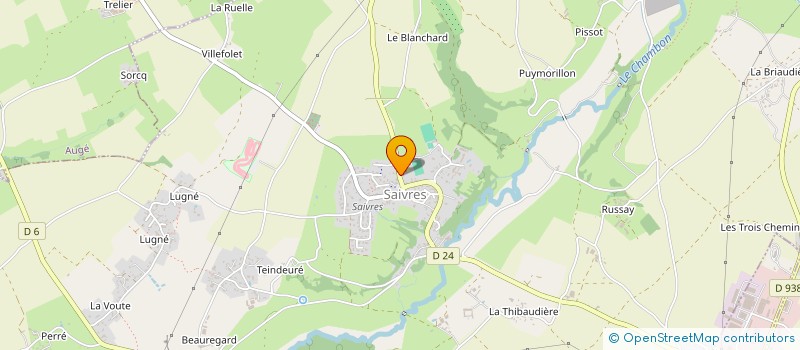 localisation de l'entreprise MADAME ISABELLE DUPUIS  SAIVRES