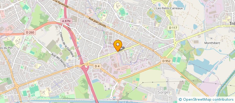 localisation de l'entreprise MADAME ISABELLE DUPUIS  LES PONTS-DE-CE