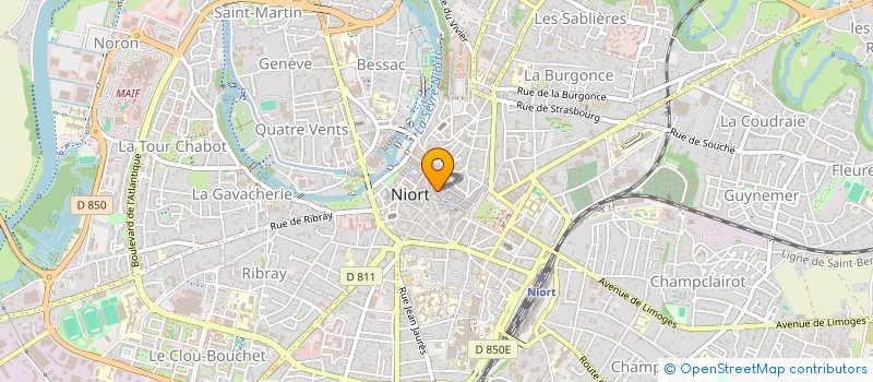 localisation de l'entreprise MADAME ISABELLE DUPUIS à NIORT