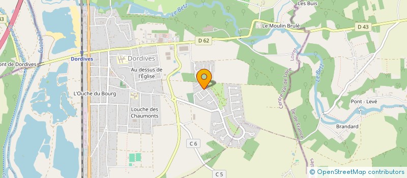 localisation de l'entreprise MADAME ISABELLE DUPUIS  DORDIVES