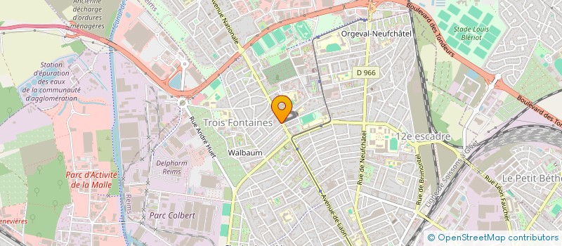 localisation de l'entreprise MADAME ISABELLE DURAND  REIMS