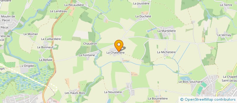 localisation de l'entreprise MADAME ISABELLE DURAND-DESGRANGES  LES TOUCHES