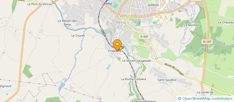 localisation de l'entreprise MADAME ISABELLE DUREPAIRE à BELLAC