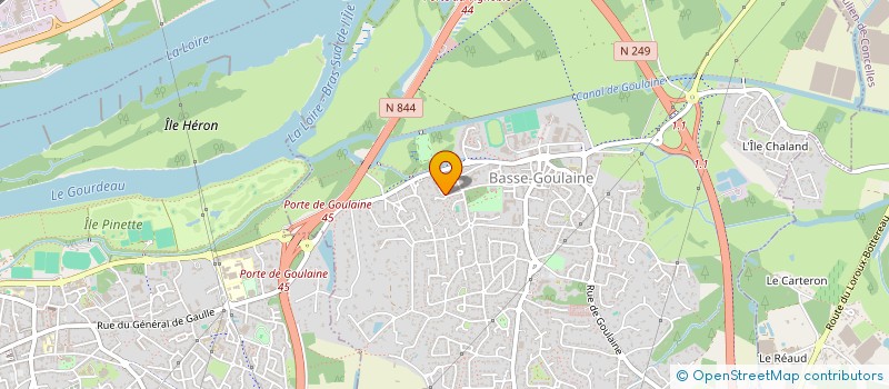 localisation de l'entreprise MADAME ISABELLE DURET  BASSE-GOULAINE