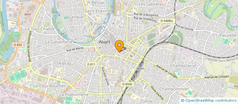 localisation de l'entreprise MADAME ISABELLE DURON à NIORT