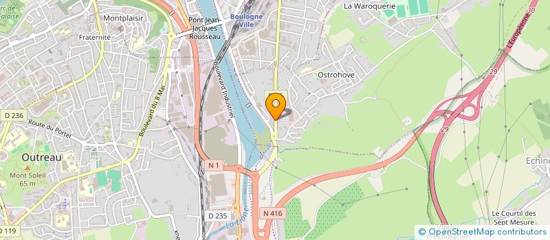 localisation de l'entreprise MADAME ISABELLE DUSSART à SAINT-MARTIN-BOULOGNE