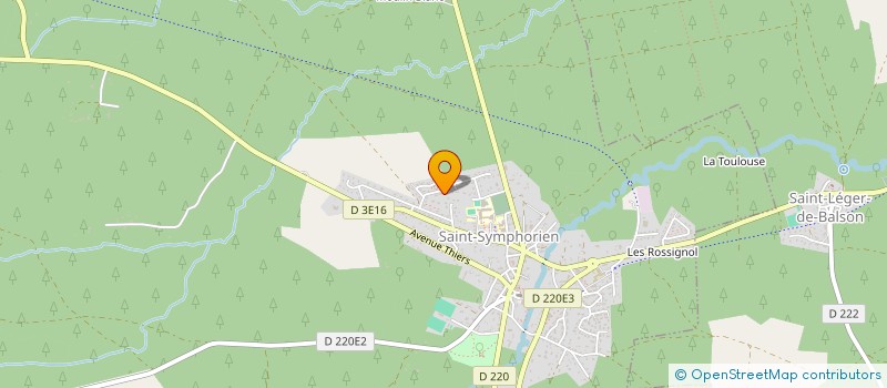 localisation de l'entreprise MADAME ISABELLE DUTRANNOY  SAINT-SYMPHORIEN