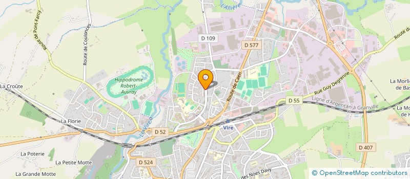 localisation de l'entreprise MADAME ISABELLE DUVAL  VIRE NORMANDIE