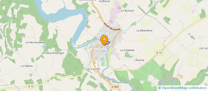 localisation de l'entreprise MADAME ISABELLE DUVAL à PUTANGES-LE-LAC